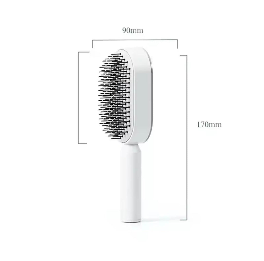 Brosse autonettoyante Nuvyra - nettoyage 1 clic rouge