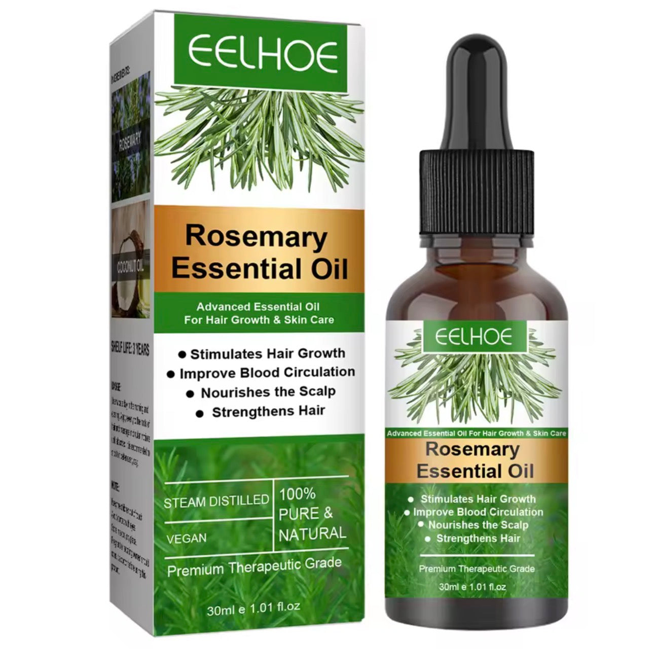 Nuvyra Rosemary Scalp Oil bottle and box