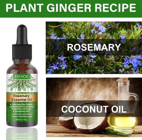 Rosemary and coconut oil ingredients