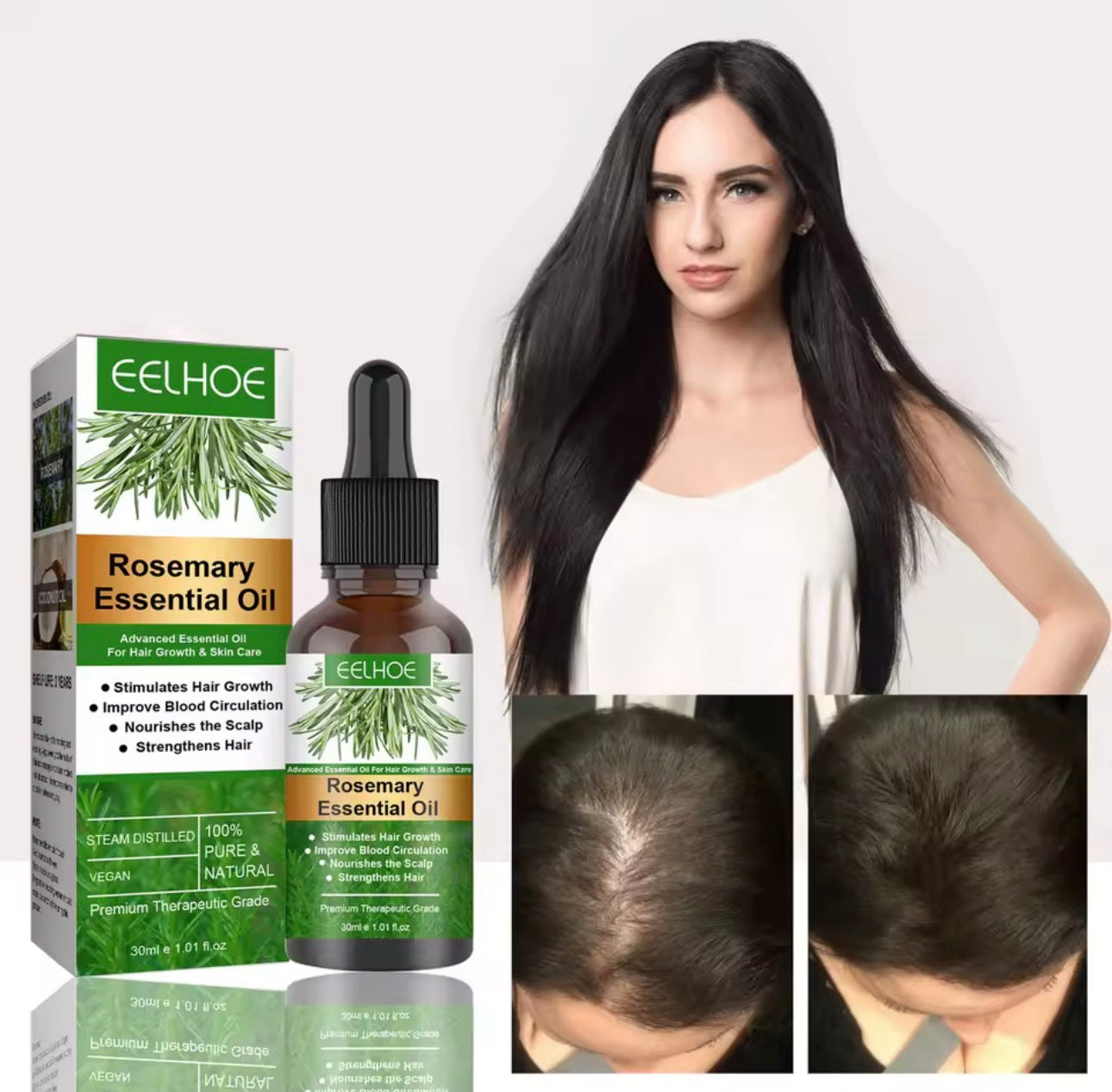 Rosemary Oil results on hair growth
