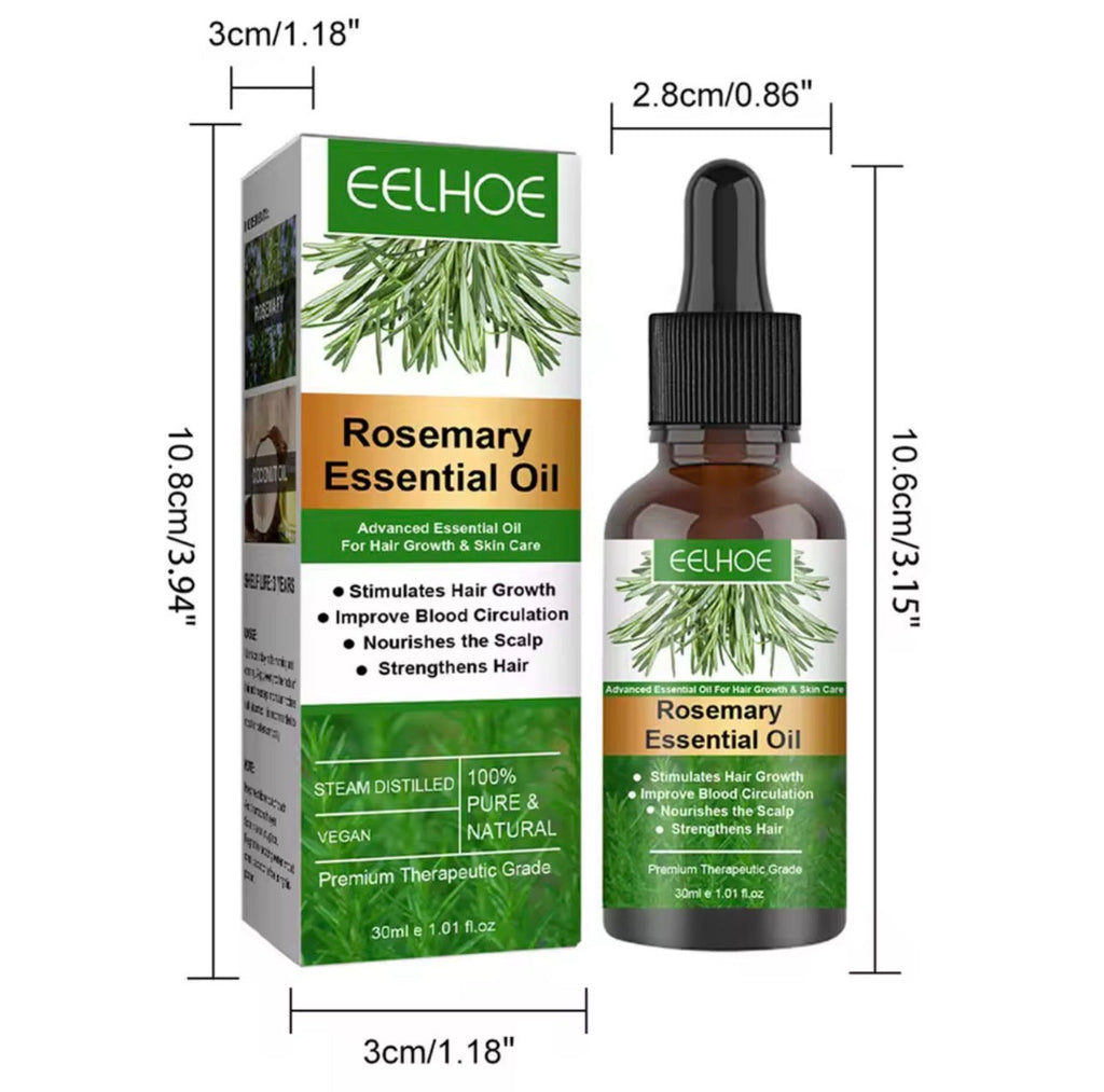 Rosemary Oil bottle dimensions 30ml