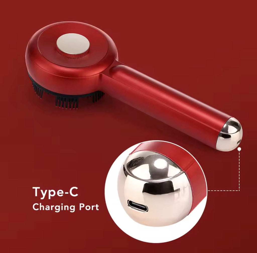 Nuvyra Scalp Massager Type-C charging port